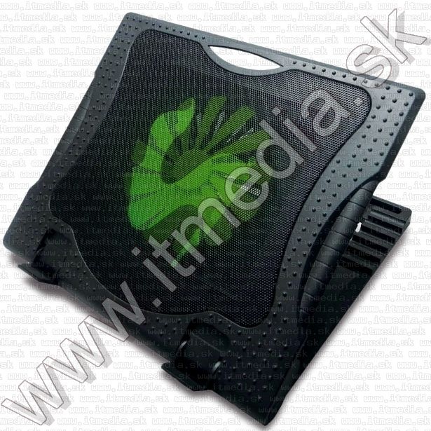 Image of Omega laptop hűtő és állvány *Sub Zero* Fekete (16cm ventillátor) (42197) (IT11942)